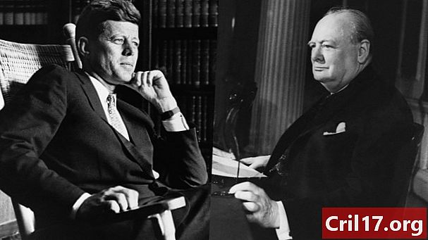 Di dalam John F. Kennedys Kekaguman seumur hidup Winston Churchill