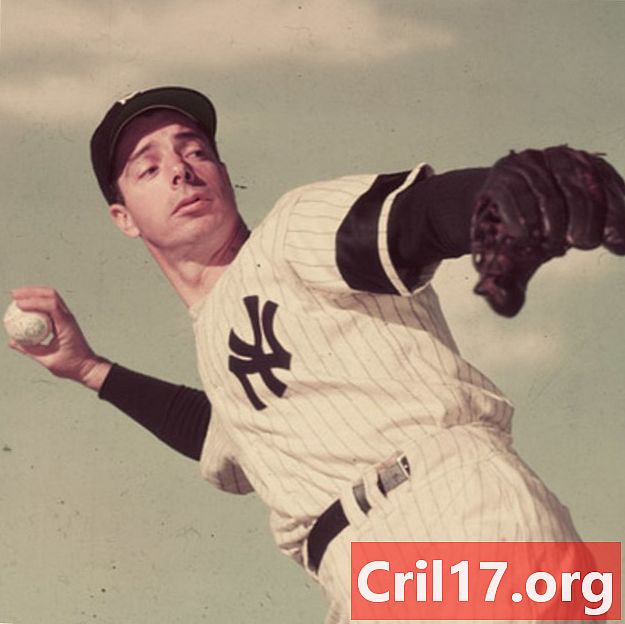 Joe DiMaggio - garsūs beisbolo žaidėjai